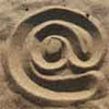 ampersand in the sand