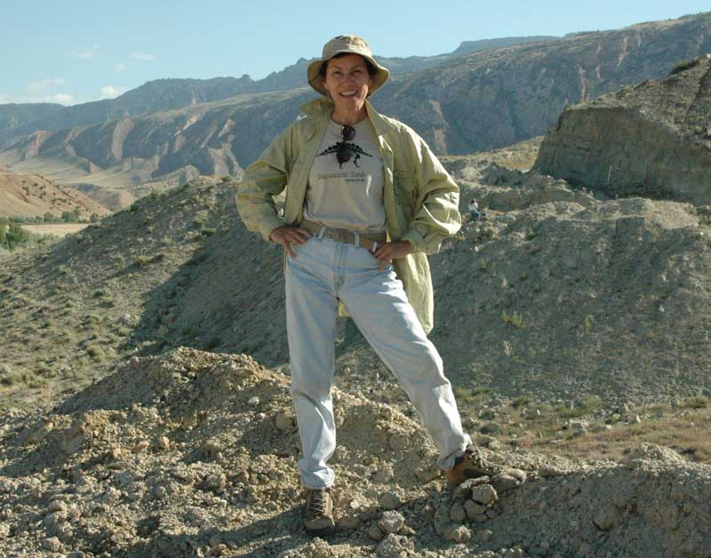 Terry Pfister at digsite